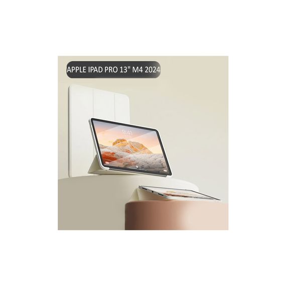 Чохол до планшета BeCover Tri Fold Soft TPU Silicone Apple iPad Pro 13" M4 2024 Beige (711751) | Зображення 5