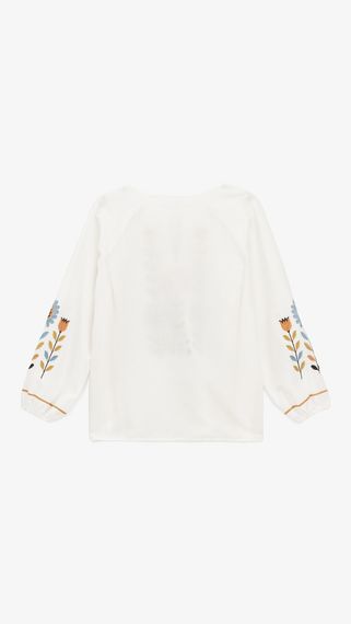 Блуза з принтом жіноча GENUA G01104-0009 2XL Білий shop (2000999449284) | Зображення 3