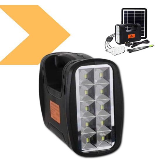 Ліхтар EP-351 з функцією павербанка та сонячною панеллю XPRO (MER-15395_599) | Зображення 1