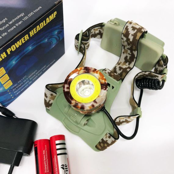 Налобний фонарь с аккумулятором CH-108-T6+COB(white+red), Перезаряжаемый налобный фонарь Head Lamp LJ-36