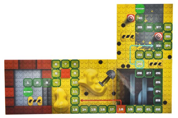 Конструктор блочний QB300-204 "Block&Steps: Мегабудівельник" + ходилка і меморі гра 3в1, 125дет. qbee | Зображення 9