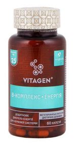 Вітаджен Vitagen №25 Вітамінно-мінеральний комплекс B Complex energy+ таблетки 60 шт