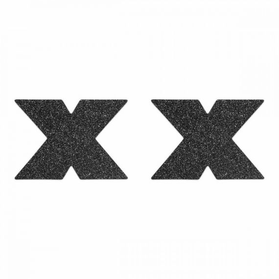 Пестиси у вигляді хрестів Bijoux Indiscrets, чорні | Зображення 2