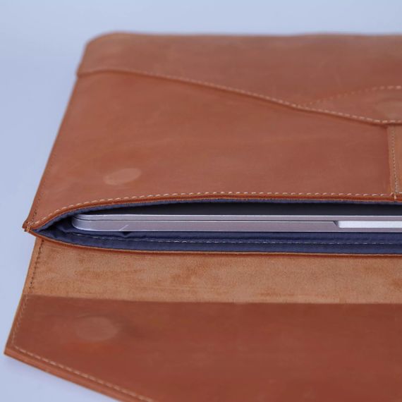 Чохол для ноутбука вінтажний Incarne Message MacBook Pro 16" 2019-2025 message-cognac-vintage-pro-16 коньяк | Зображення 5
