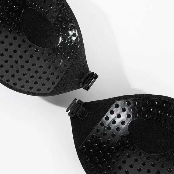 Самоклеючий бюстгальтер невидимка Fly Bra - Чорний - Еротична білизна | Зображення 1