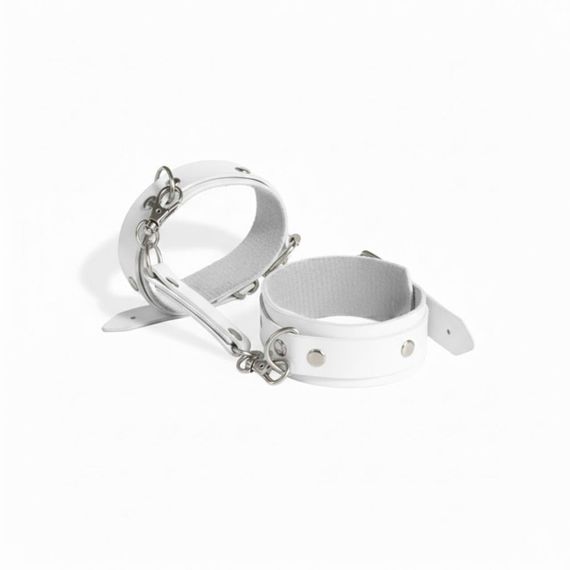 Наручники із екошкіри Art of Sex - Eva, колір білий Sex Aura