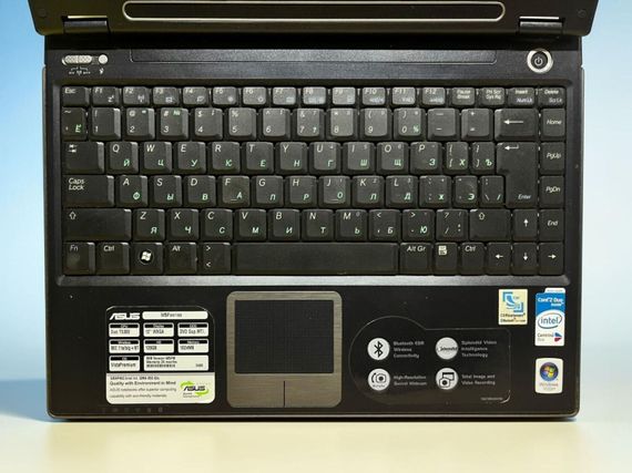 Нетбук Asus W5F / 12.1" (1280x800) TN / Core 2 Duo T5300 (2(2) ядра по 1.73 GHz) / 1.5 GB DDR2 / 120 GB HDD / Intel GMA 950 / WebCam б/в | Зображення 2