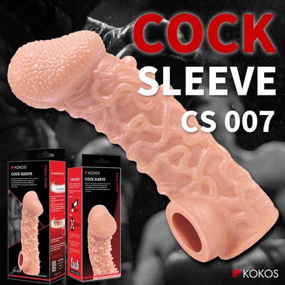 Насадка на член Kokos Cock Sleeve CS 007 L Sex Aura | Зображення 8