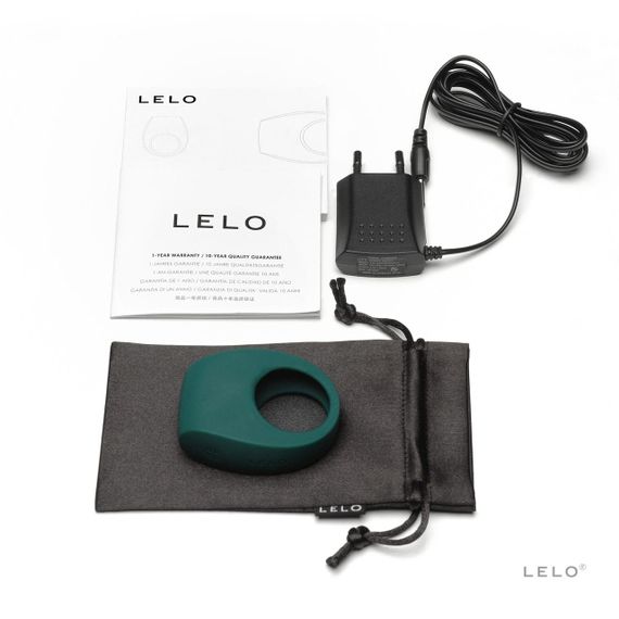 Преміальне ерекційне віброкільце LELO Tor 2 Green для пар | Зображення 3