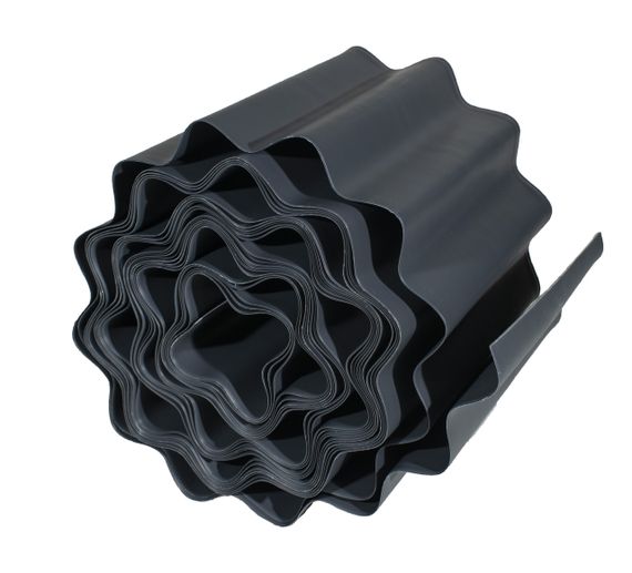 Бордюрная лента  15 см 9 метров серая усиленная VARTCO (Польша) | Зображення 2