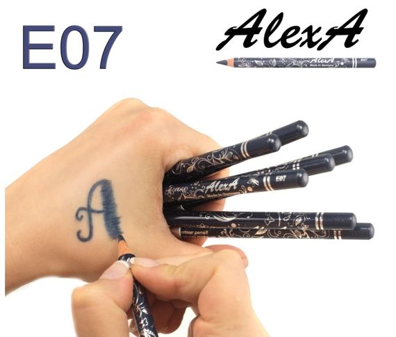 Карандаш для глаз WoBs Alexa eye contour pencil - E07 джинсовый (матовый) | Зображення 3