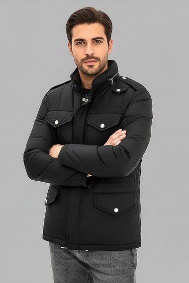 Чоловіча Куртка Sun`s House  розмір: 50 Чорний (арт. AS-116-Tanker-black) | Зображення 1