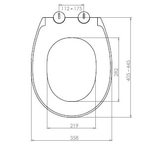 Сидіння для унітазу NKP Genesis з кришкою і функцією мікроліфта 0401 | Зображення 3