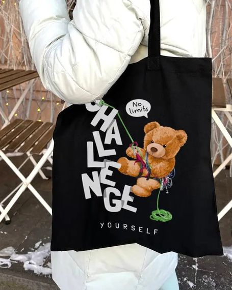 Екошопер Букопт ВК4059 Teddy Bear (Challenge) чорний | Зображення 3