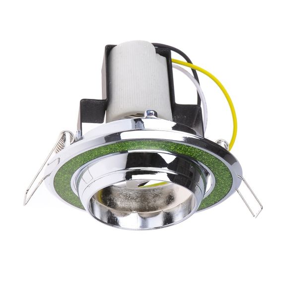 Светильник точечный поворотный RO-50D ShGREEN/CHR