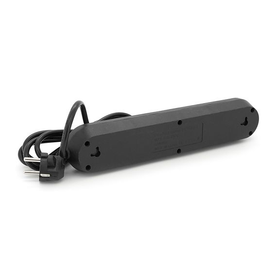 Мережевий фільтр F04U, 4 розетки EU + 3 USB, 1.5 м, перетин 3х0, 75мм, 2500W | Зображення 1