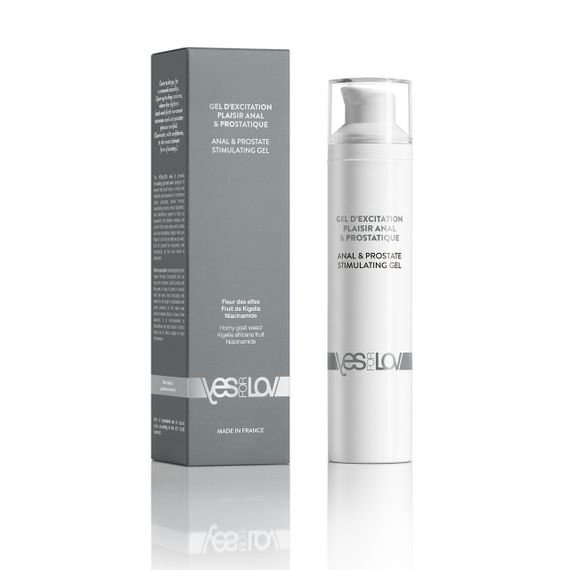 Анальний лубрикант 2 в 1:стимуляція + масаж простати, 50 мл YESforLOV (Франція) sexstyle
