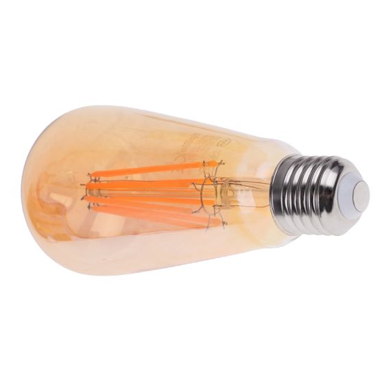 Лампа светодиодная LED 12W E27 COG WW ST64 Amber 220V | Зображення 2
