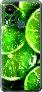 Чохол на Infinix Hot 11S Зелені часточки лимона "852u-2757-2448"