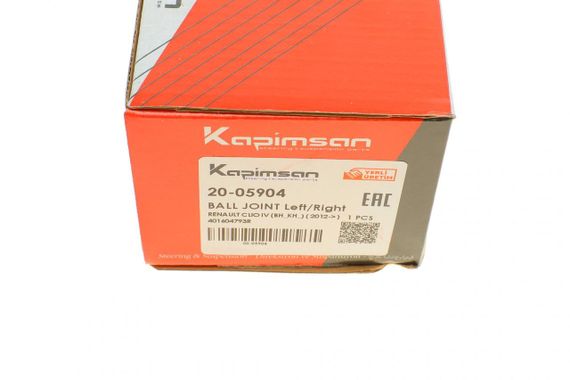 Опора шаровая передняя снизу Renault Clio Logan Megane Scenic 02- 20-05904 | Зображення 5
