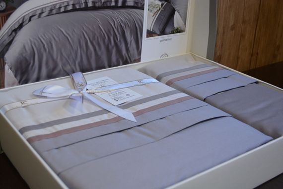 Комплект постільної білизни First Choice Deluxe Satin 200х220 Groovy Quicksilver | Зображення 3