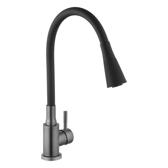 Змішувач для кухні Kroner KRP Edelstahl Klassisch - PVD031BLK (CV035373) | Зображення 8