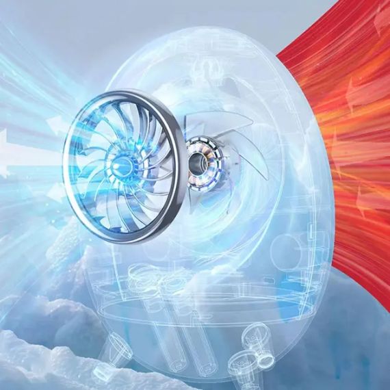 Портативний вентилятор USB з водяним охолодженням, розпилювач, нічник Air Cooler 657, зволожувач | Зображення 5