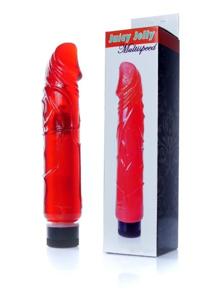 Вібратор - Juicy Jelly Multispeed Red Sex Aura