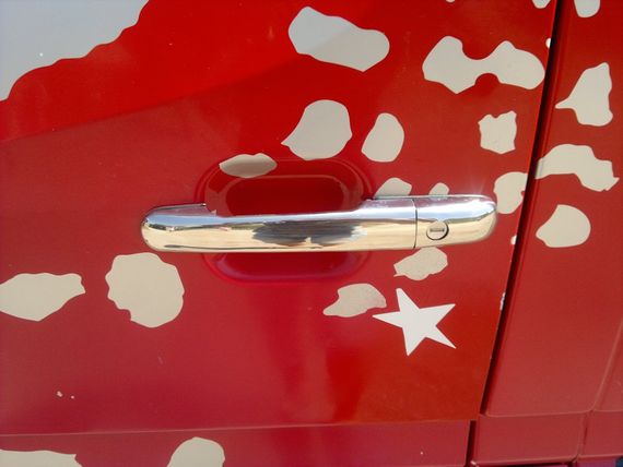 Накладки на ручки (нержавіюча сталь) 3 штуки. OmsaLine - Італійська нержавійка для Mercedes Vito W638 1996-2003 років. | Зображення 3