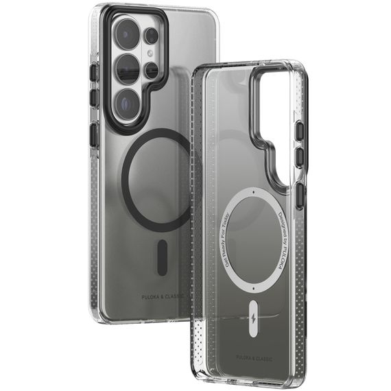 Чохол TPU+PC Puloka Resplendent with Magnetic Fit для Samsung Galaxy S25 Ultra Black | Зображення 1