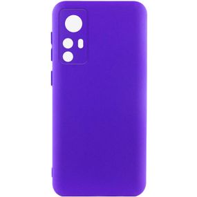 Чохол Silicone Cover Lakshmi Full Camera (AA) для Xiaomi Redmi Note 12S Синій / Iris