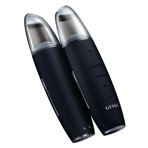 Мікрострумовий скрабер для шкіри та усунення чорних точок GESKE MicroCurrent Skin Scrubber&Blackhead Remover 9в1 magenta, Чорний | Зображення 5