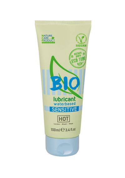 Органічний лубрикант на водній основі Hot Bio Lube Sensitive, 100 мл Sex Aura