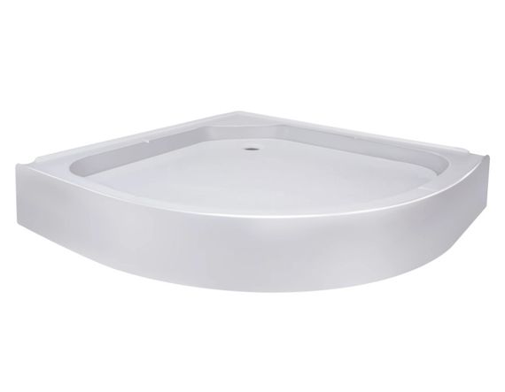 Набір Lidz Душова кабіна Latwa SC80x80.SAT.LOW.GR, напівкругла, скло тоноване 4 мм + Душовий піддон Kapielka ST80x80x15 | Зображення 3