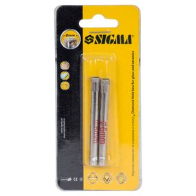 Коронки алмазні Sigma по кераміці і склу Ø6 мм (1541061)