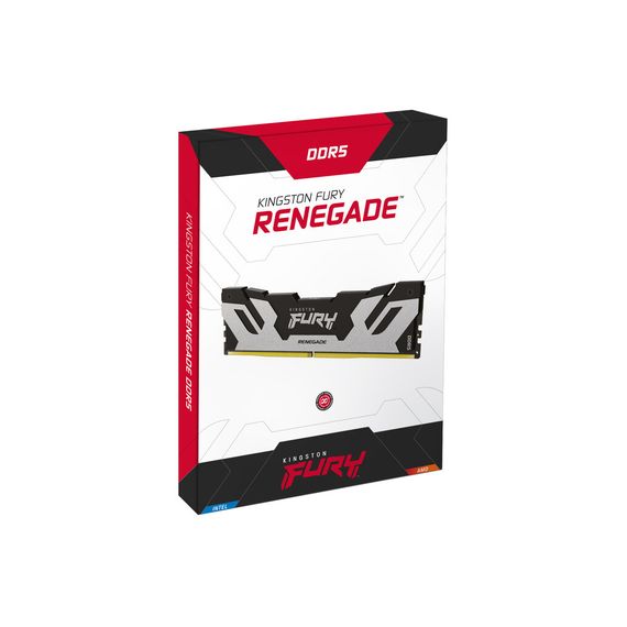 Модуль пам&#039;яті для комп&#039;ютера DDR5 96GB (2x48GB) 6000 MHz Renegade Silver XMP Kingston Fury (ex.HyperX) (KF560C32RSK2-96) | Зображення 4