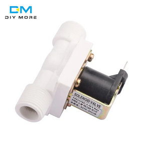 Клапан електромагнітний прямий нормально закритий Diymore 1/2" 12В