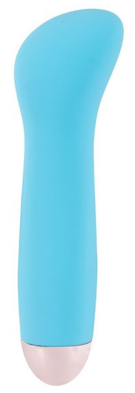 Синій міні вібромасажер Cuties Mini Vibrator із 7 різними вібраційними режимами Sex Aura | Зображення 1