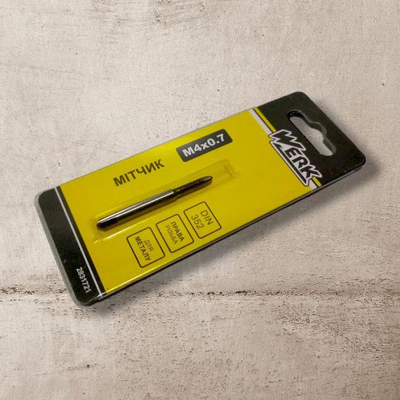 Мітчик M4x0.7мм, 1шт. Werk