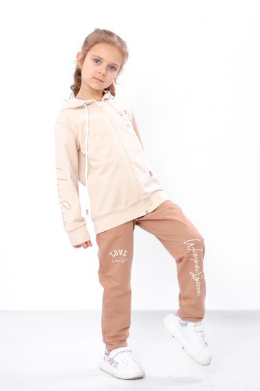 Костюм для дівчинки Носи своє 116 Бежевий (p-8421-192418) | Зображення 1