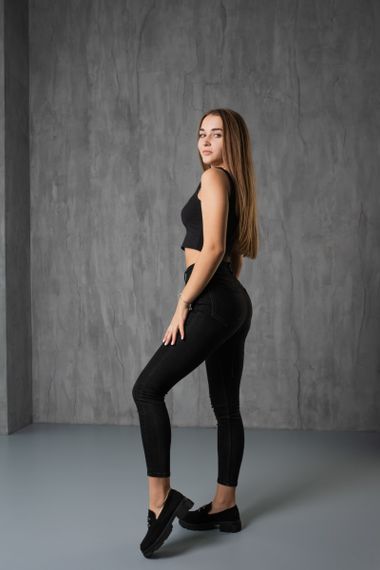 Броги женские Fashion Kingdom 3750 41 размер 26 см Черный | Зображення 8