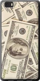 Чехол на Huawei Ascend P8 Lite Доллары "3016u-126-17620"