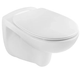 Унитаз подвесной безободковый Kroner Oker WHI533536 RIMLESS с сиденьем (KO533536WHIR) (CV033120)