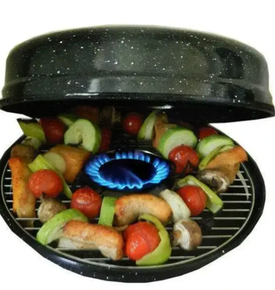 Гриль-газ с крышкой и антипригарным покрытием из нержавеющей стали для плиты Daikens (42623-_427) | Зображення 5