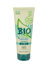 Лубрикант і масажний гель 2 в 1 Hot Bio Line, 200 мл Sex Aura