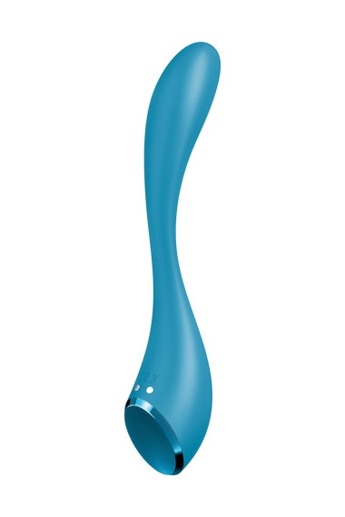 Мультивібратор SATISFYER G-Spot Flex 5+ керування телефоном, блакитний Sex Aura | Зображення 5