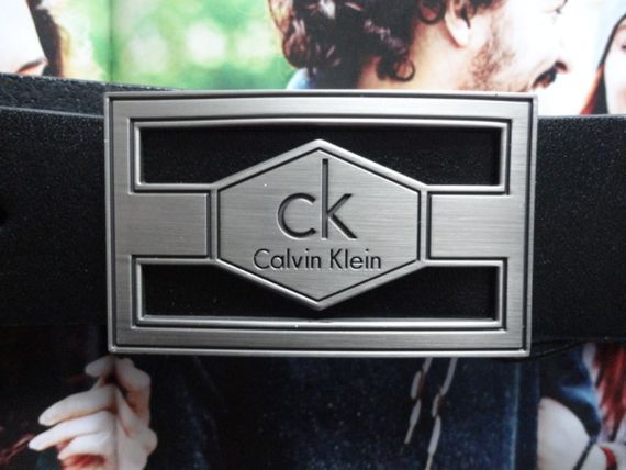 Мужской  ремень Calvin Klein в коробке черный | Зображення 2