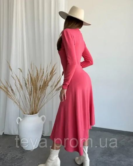 Платье для женщин цвет темно-розовый размеры S, L, XL, M FI_008503 | Зображення 2