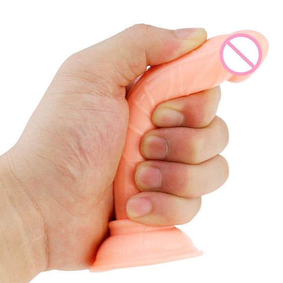 Міні-фалос на присосці, що гнется тілесний | Зображення 6