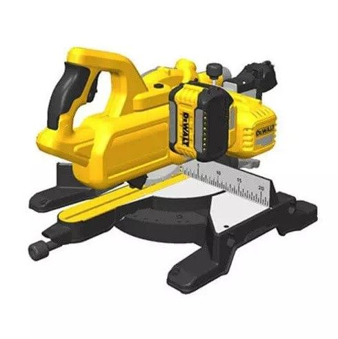 Пила торцювальна акумуляторна DeWalt з АКБ та ЗП DCS777T2 | Зображення 3